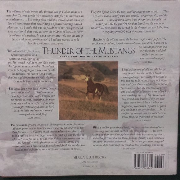 Thunder of the Mustangs Table Book - Picture 2 of 4